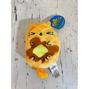 Cats‎ vs Pickles Waffles 084 Yellow Breakfast Food Bean Bag Plush Toy NWT 4 Inch